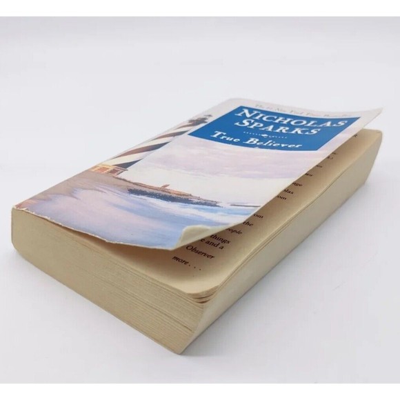True Believer Nicholas Sparks Paperback Book Novel Love Story Romance NY Best #1 - Picture 9 of 9